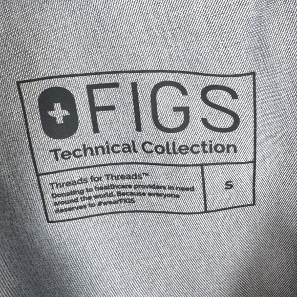 Figs Mens Graphite Straight Leg Scrub Pants, Size S - Picture 5 of 7